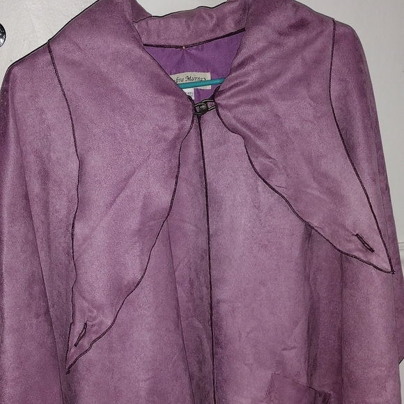 Wearable art vintage Fairy cloak Light purple cape wrap shawl - Picture 6 of 11